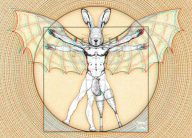 Benjamin Mitchley - Vitruvian Winged Rabbit - artwork image
