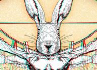 Benjamin Mitchley - Vitruvian Winged Rabbit - detail 4